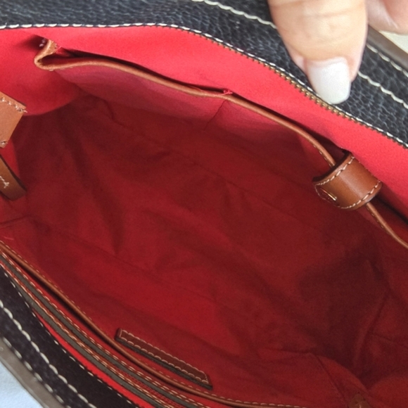 EUC Dooney & Bourke Lexington Small Tote Pebbled Leather Black - Picture 7 of 10